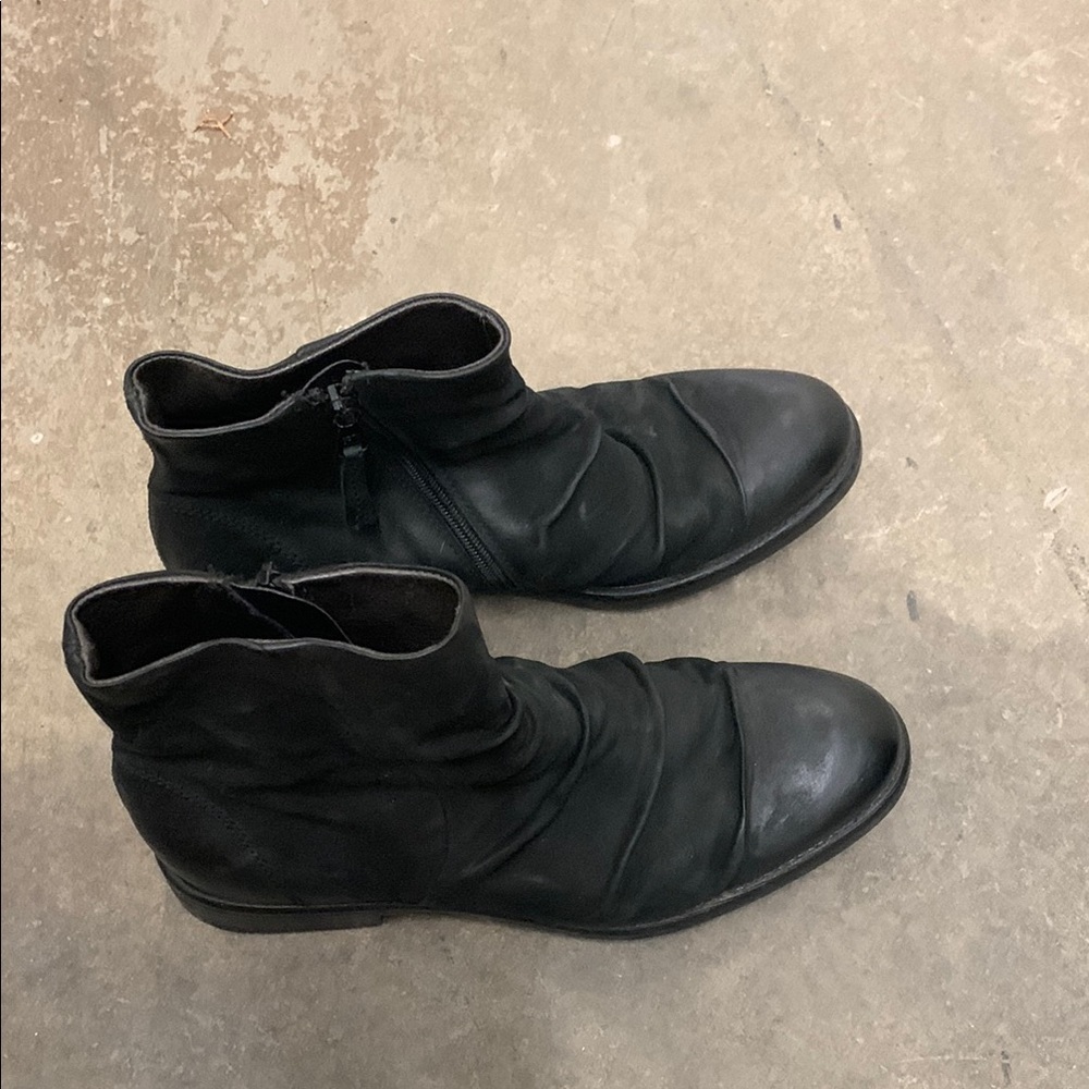 Mjus rbl Men's Black Leather‎ Boots